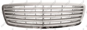 GRILLE CALANDRE COMPLETE CHROMEE-INTERIEUR ARGENT
