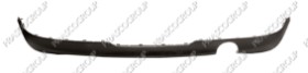 SPOILER DE PARE-CHOCS ARRIERE NOIRE STRUCTURE-AVEC SORTIE ECHAPPEMENT SINGLE A' DROITE-AVEC EMPREINTES POUR RADAR MOD. ONE/COOPER
