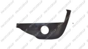 EMBOUT DROIT DE PARE CHOCS AVANT AVEC SIEGES ANTIBOUILLARD-NOIRE