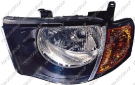 PHAREGAUCHE H4 MANUEL-FEU ORANGE-DOUBLE CABINE