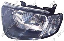 PHAREGAUCHE H4 ELECTRIQUE SANS MOTEUR-FEU BLANC-SIMPLE CABINE