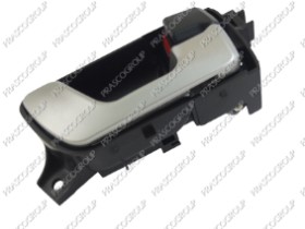 POIGNEE INTERIEURE AVANT/ARRIERE DROITE-AVEC LEVIER ARGENT-BOUTON DE FERMETURE NOIR