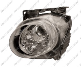 PHARE GAUCHE H11+HB3 ELECTRIQUE SANS MOTEUR