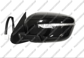 RETROVISEUR GAUCHE ELECTRIQUE-NOIR-CHAUFFANT-AVEC FEU REPETITEUR-RABATTABLE-COVNEXE/CHROME'