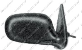 RETROVISEUR GAUCHE MECANIQUE-NOIR-CONVEX/CHROME'