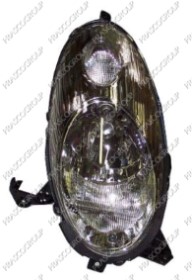 PHARE DROIT H4 ELECTRIQUE SANS MOTEUR-NOIR MOD. > 07