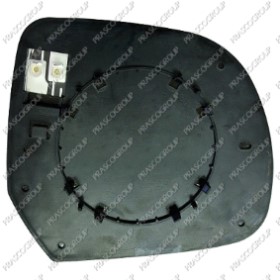 VERRE DE RETROVISEUR GAUCHE CONVEX-CHAUFFANT-CHROME'