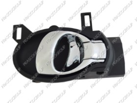 POIGNEE INTERIEURE AVANT/ARRIERE GAUCHE-AVEC LEVIER CHROME'-BASE-NOIRE