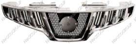 GRILLE CHROMEE/NOIRE
