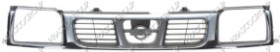 GRILLE CHROMEE GRIS ARGENT