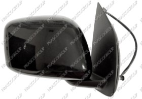 RETROVISEUR DROIT ELECTRIQUE-NOIR-CONVEXE/CHROME'-3 BROCHES