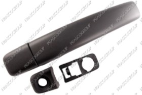 POIGNEE EXTERIEURE AVANT/ARRIERE-DROITE/GAUCHE+PORTE BATTANTE-NOIRE