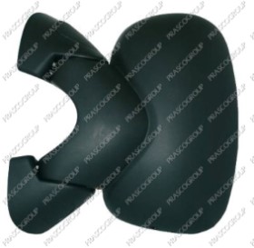 RETROVISEUR DROIT ELECTRIQUE-NOIR-CHAUFFANT-AVEC SONDE-CONVEXE/CHROME'