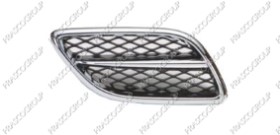 GRILLE CALANDRE DROITE CHROMEE/NOIRE