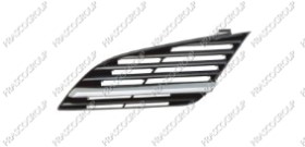 GRILLE CALANDRE GAUCHE CHROMEE/NOIRE