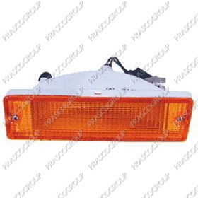 FEU DROIT ORANGE DE PARE-CHOCS AVANT AVEC PORTE LAMPE MOD. 93 &gt;