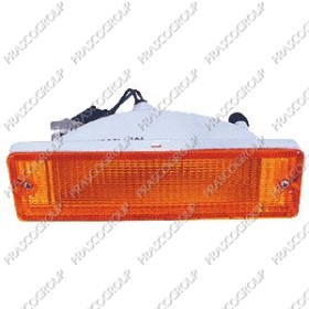 FEU GAUCHE ORANGE DE PARE-CHOCS AVANT AVEC PORTE LAMPE MOD. 93 &gt;
