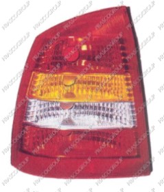 FEU D'AILE ARRIERE GAUCHE SANS PORTE LAMPE ORANGE/ROUGE/BLANC 4 PORTES MOD. &gt; 01