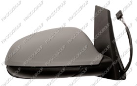 RETROVISEUR DROIT ELECTRIQUE-CHAUFFANT-AVEC APPRET-RABATTABLE-CONVEXE/CHROME' 9H7P