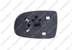 VERRE DE RETROVISEUR DROIT-CONVEX-CHROME'