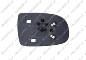 VERRE DE RETROVISEUR GAUCHE ASPHERIQUE-CHROME'