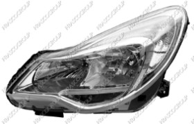 PHARE GAUCHE H1+H7 ELECTRIQUE AVEC MOTEUR