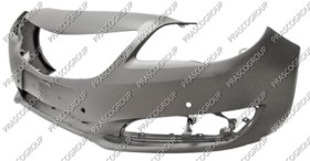 PARE-CHOCS AVANT AVEC APPRET-AVEC TROUS RADAR+SUPPORTS CAPTEURS-AVEC CACHE CROCHET-AVEC ENPREINTES AIDE STATIONNEMENT/LAVEPHARES