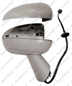 RETROVISEUR DROIT ELECTRIQUE-CHAUFFANT-AVEC APPRET-CONVEXE/CHROME'-6H5P