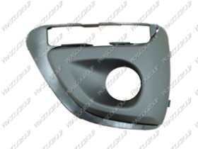 GRILLE DROITE NOIRE DE PARE-CHOCS-AVEC SIEGES ANTIBROUILLARD ET FEU DE JOUR-LED-AVEC TROUS MOULURE