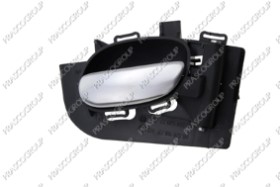 POIGNEE INTERIEURE AVANT/ARRIERE DROITE-AVEC LEVIER ARGENT-BASE-NOIRE