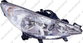 PHARE DROIT H7+H7+H1 ELECTRIQUE AVEC MOTEUR