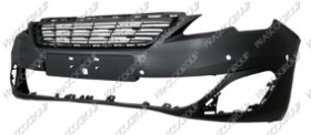PARE-CHOCS AVANT AVEC APPRET-AVEC TROUS RADAR+SUPPORTS CAPTEURS+ASSISTANCE PARKING-AVEC CACHE CROCHET-AVEC ENPREINTES LAVEPHARES-AVEC GRILLE AVEC MOULURE MOD. ALLURE