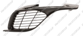 GRILLE GAUCHE NOIRE DE PARE-CHOCS-SANS SIEGE ANTIBROUILLARD-AVEC MOULURE CHROMEE - MOD. ATTIVA ECO