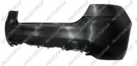 PARE-CHOCS ARRIERE NOIR-SURFACE LISSE PRET A PEINDRE-MOD. 5 PORTES