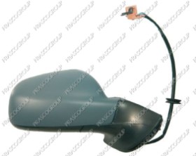 RETROVISEUR DROIT ELECTRIQUE-CHAUFFANT-AVEC APPRET-AVEC SONDE-CONVEXE/BLEU