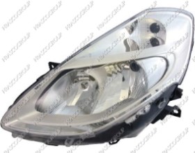 PHARE GAUCHE H7+H7 ELECTRIQUE SANS MOTEUR-CHROME'