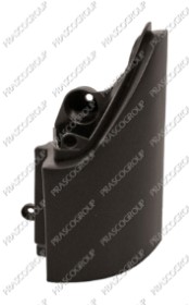 EMBOUT DROIT DE PARE-CHOCS ARRIERE-NOIR-SURFACE LISSE A APPRETER