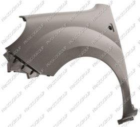 AILE AVANT GAUCHE EN PLASTIQUE AVEC APPRET AVEC TROU FEU D'AILE