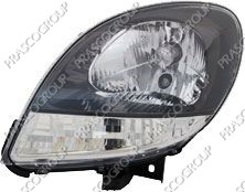 PHARE GAUCHE H4 ELECTRIQUE SANS MOTEUR-NOIR-FEU BLANC