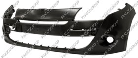 PARE-CHOCS AVANT NOIR-SURFACE LISSE PRET A PEINDRE MOD. 5 PORTE