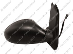 RETROVISEUR DROIT ELECTRIQUE-NOIR-CHAUFFANT-CONVEXE/CHROME'