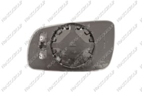 VERRE DE RETROVISEUR DROIT-CONVEX-CHAUFFANT-CHROME'-GRAND