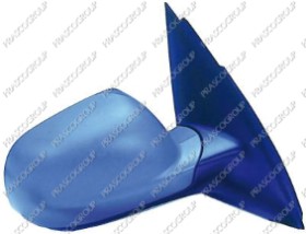 RETROVISEUR DROIT ELECTRIQUE-CHAUFFANT-AVEC APPRET-CONVEXE/CHROME'-PETIT-MOD. 01 &gt;