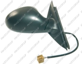 RETROVISEUR DROIT ELECTRIQUE-NOIR-CHAUFFANT-CONVEXE/CHROME'