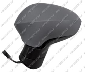 RETROVISEUR GAUCHE ELECTRIQUE-CHAUFFANT-AVEC APPRET-CONVEX/CHROME'