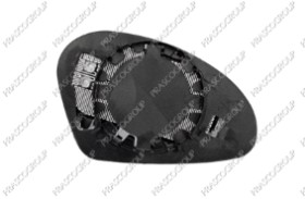 VERRE DE RETROVISEUR GAUCHE ASPHERIQUE-CHAUFFANT