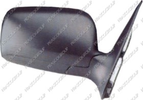 RETROVISEUR DROIT ELECTRIQUE-NOIR-CHAUFFANT-CONVEXE/CHROME'