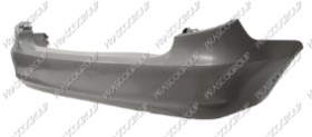 PARE-CHOCS ARRIERE GRIS-SURFACE LISSE PRET A PEINDRE-AVEC EMPREINTS RADAR-AVEC EMPREINTS CROCHET REMORQUE MOD. BREAK