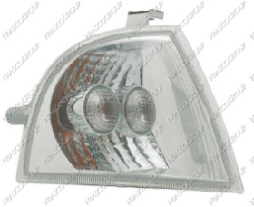 FEU AVANT DROIT BLANC SANS PORTE LAMPE