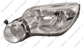 PHARE GAUCHE H7+H4 ELECTRIQUE AVEC MOTEUR AVEC ANTIBROUILLARD